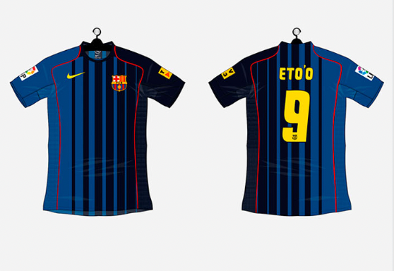 Fc Barcelona away retro 2004/05