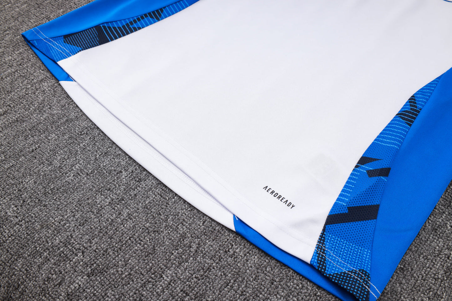 Italy 24-25 white half zip Tracksuit